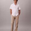 Slim fit-byxor i bomull Slim fit-byxor i bomull