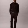 Slim fit-byxor i bomull Slim fit-byxor i bomull