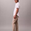 Slim fit-byxor i bomull Slim fit-byxor i bomull