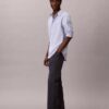Slim fit-byxor i bomull Slim fit-byxor i bomull