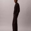 Slim fit-byxor i bomull Slim fit-byxor i bomull