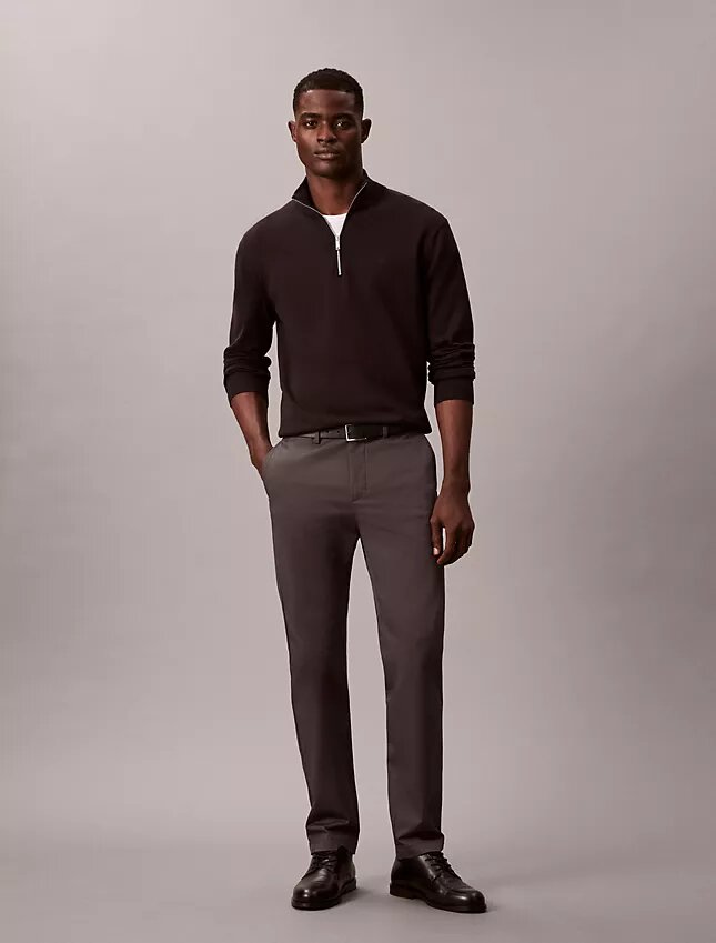 Slim fit-byxor i Cotton Stretch-bomull Slim fit-byxor i Cotton Stretch-bomull