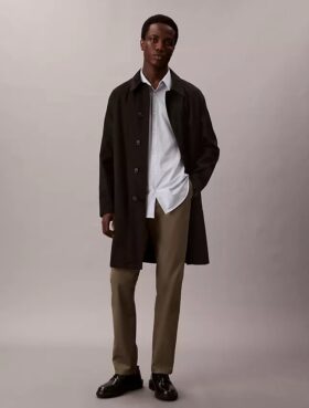 Slim fit-byxor i Cotton Stretch-bomull