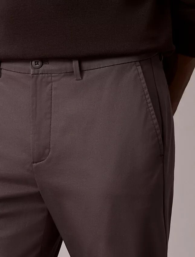 Slim fit-byxor i Cotton Stretch-bomull Slim fit-byxor i Cotton Stretch-bomull