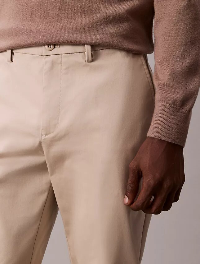 Slim fit-byxor i Cotton Stretch-bomull Slim fit-byxor i Cotton Stretch-bomull