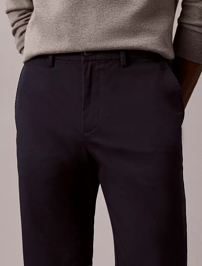 Slim fit-byxor i Cotton Stretch-bomull Slim fit-byxor i Cotton Stretch-bomull