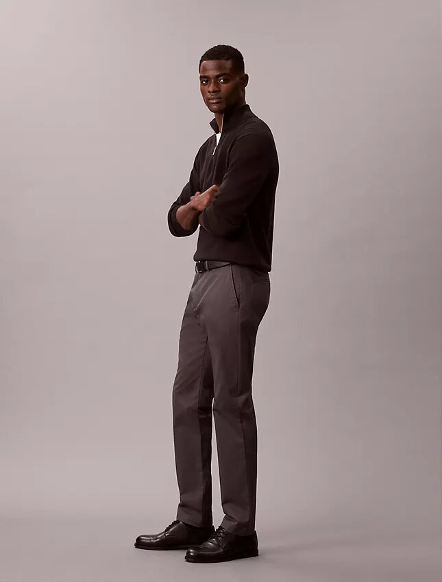 Slim fit-byxor i Cotton Stretch-bomull Slim fit-byxor i Cotton Stretch-bomull