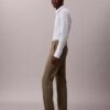 Slim fit-byxor i Cotton Stretch-bomull