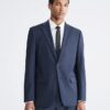 Slim fit-kostymjacka i marinblått Slim fit-kostymjacka i marinblått