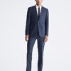 Slim fit-kostymjacka i marinblått Slim fit-kostymjacka i marinblått