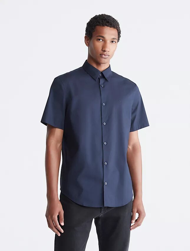 Slim-fit skjorta i Cotton Stretch Slim-fit skjorta i Cotton Stretch