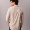 Slim fit-skjorta i Cotton Stretch-bomull med rutmönster och knappar Slim fit-skjorta i Cotton Stretch-bomull med rutmönster och knappar