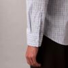 Slim fit-skjorta i Cotton Stretch-bomull med rutmönster och knappar Slim fit-skjorta i Cotton Stretch-bomull med rutmönster och knappar