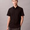 Slim fit-skjorta i Cotton Stretch med knappar Slim fit-skjorta i Cotton Stretch med knappar