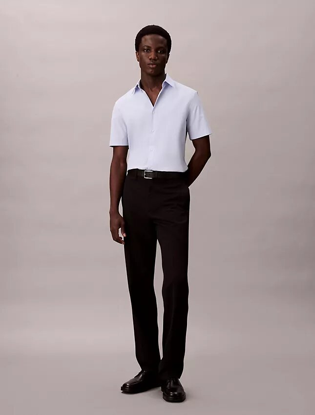 Slim fit-skjorta i Cotton Stretch med knappar Slim fit-skjorta i Cotton Stretch med knappar
