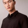 Slim fit-skjorta i Cotton Stretch med knappar Slim fit-skjorta i Cotton Stretch med knappar