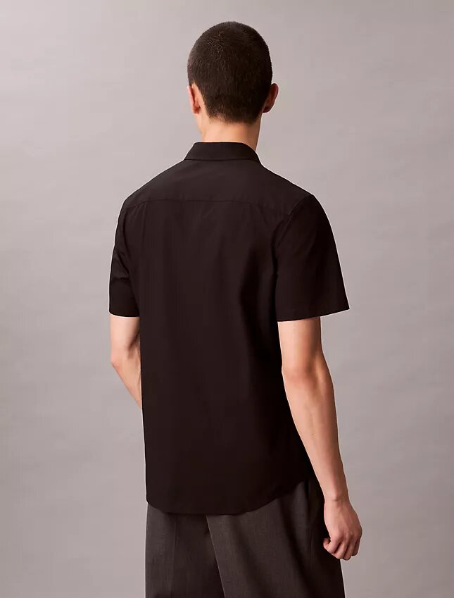 Slim fit-skjorta i Cotton Stretch med knappar Slim fit-skjorta i Cotton Stretch med knappar