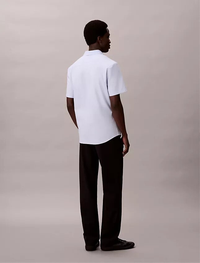 Slim fit-skjorta i Cotton Stretch med knappar Slim fit-skjorta i Cotton Stretch med knappar