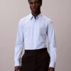 Slim fit-skjorta i Cotton Stretch med rutmönster Slim fit-skjorta i Cotton Stretch med rutmönster