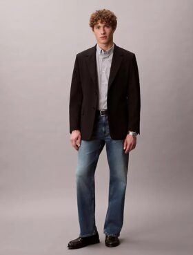 Slim fit-skjorta i Cotton Stretch med rutmönster