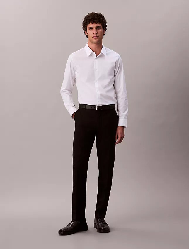 Slim fit-skjorta i Cotton Stretch poplin Slim fit-skjorta i Cotton Stretch poplin