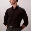 Slim fit-skjorta i Cotton Stretch poplin
