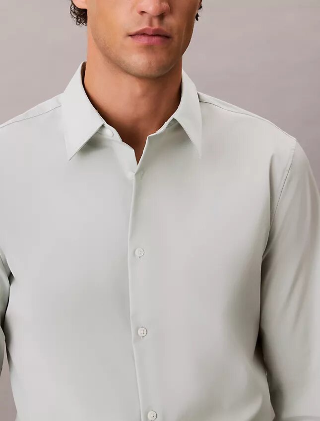 Slim-fit-skjorta i Supima-stretchbomull Slim-fit-skjorta i Supima-stretchbomull