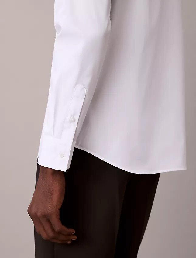 Slim-fit-skjorta i Supima-stretchbomull Slim-fit-skjorta i Supima-stretchbomull