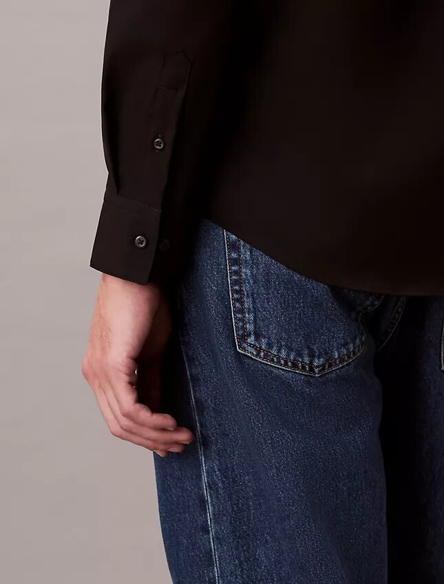 Slim-fit-skjorta i Supima-stretchbomull Slim-fit-skjorta i Supima-stretchbomull