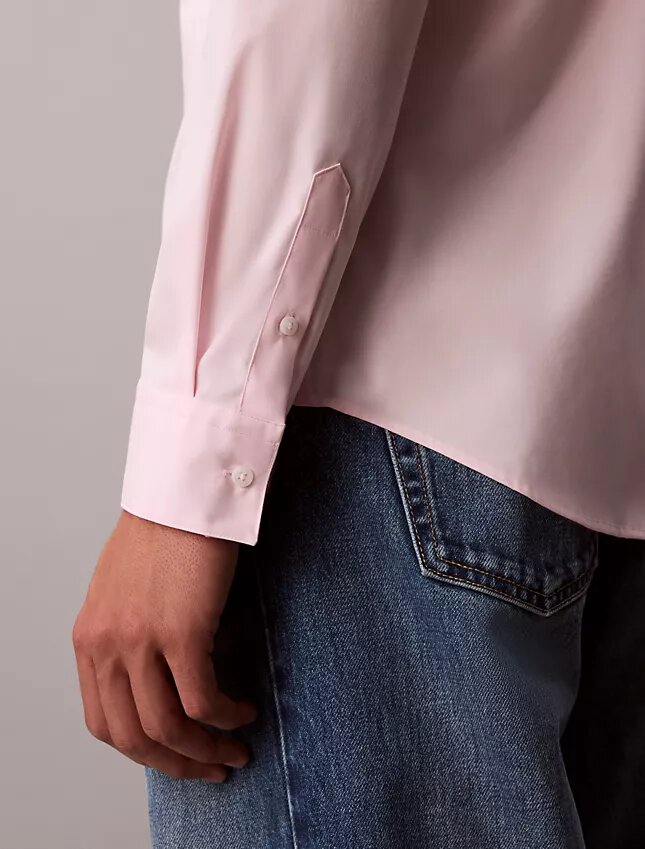 Slim-fit-skjorta i Supima-stretchbomull Slim-fit-skjorta i Supima-stretchbomull