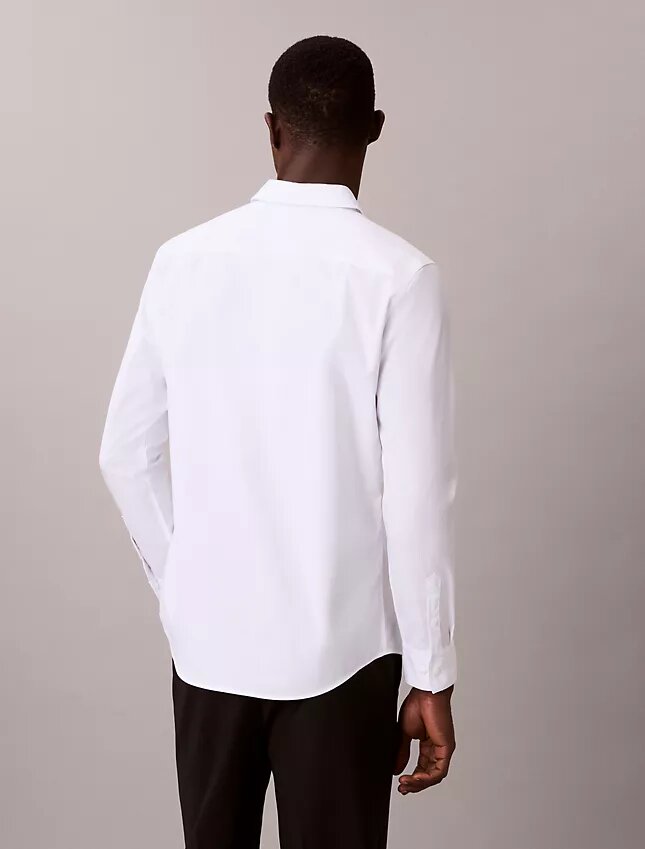 Slim-fit-skjorta i Supima-stretchbomull Slim-fit-skjorta i Supima-stretchbomull