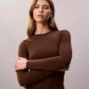 Slim fit-T-shirt i stretchnylon Slim fit-T-shirt i stretchnylon