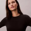 Slim fit-T-shirt i stretchnylon Slim fit-T-shirt i stretchnylon