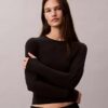 Slim fit-T-shirt i stretchnylon Slim fit-T-shirt i stretchnylon