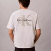 Sliten Monologo-grafik, avslappnad T-shirt Sliten Monologo-grafik, avslappnad T-shirt