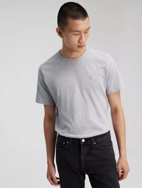 Slät bomullströja med Monogram