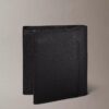 Smal bifold-plånbok med foliepräglat logotyp