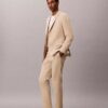 Smal blazer i linneblandning Smal blazer i linneblandning