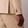 Smal blazer i linneblandning Smal blazer i linneblandning