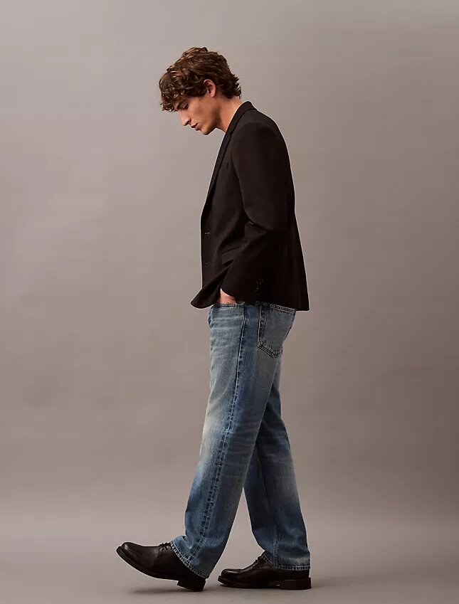Smal blazer i ullgabardin Smal blazer i ullgabardin