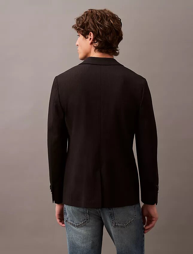 Smal blazer i ullgabardin Smal blazer i ullgabardin