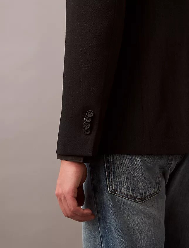 Smal blazer i ullgabardin Smal blazer i ullgabardin