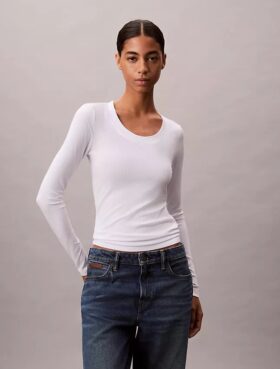 Smal T-shirt i Modalstretch
