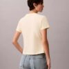 Smal T-shirt med kontrasterande logotyp Smal T-shirt med kontrasterande logotyp