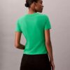 Smal T-shirt med randig logotyp Smal T-shirt med randig logotyp
