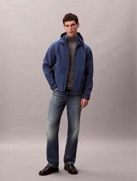 Softshell-jacka med huva och dragkedja Softshell-jacka med huva och dragkedja