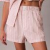 Sovshorts i bomullspoplin