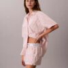 Sovshorts i bomullspoplin