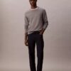 Standard raka stretchbyxor med 5 fickor Standard raka stretchbyxor med 5 fickor