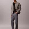 Standard raka stretchbyxor med 5 fickor Standard raka stretchbyxor med 5 fickor